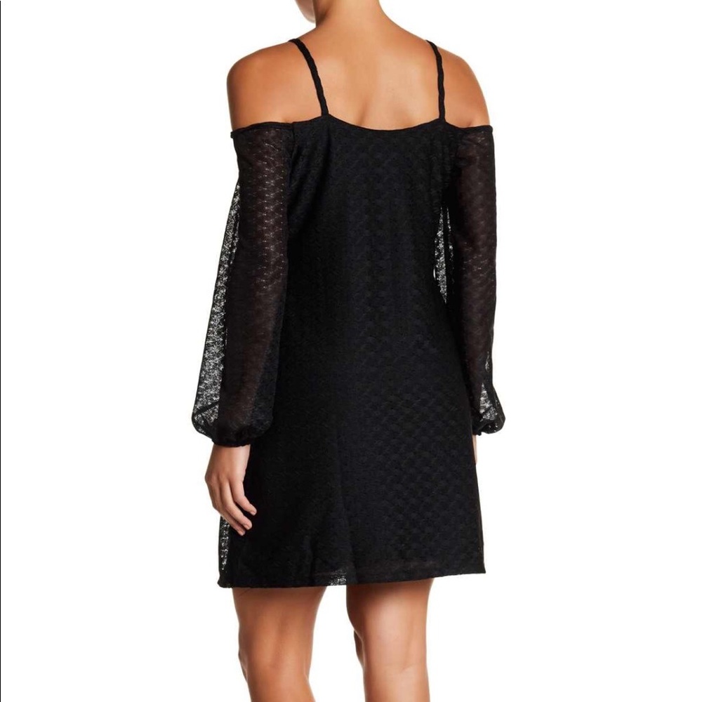 The Vanity  Room V-Neck Cold Shoulder Dress - Picture 2 of 7